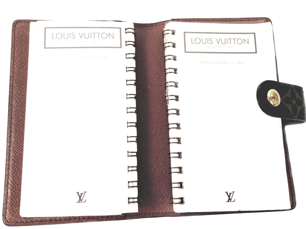 LOUIS VUITTON Monogram Address Book Cover 27194