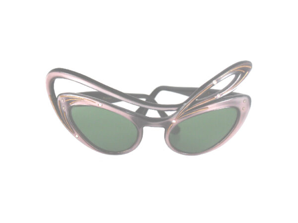 Vintage Oleg Cassini Cat Eye Bow Frame Sunglasses St. Tropez Style Eye ...